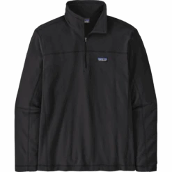 Patagonia Men's Micro D Pullover 12 Patagonia Men's Micro D Pullover -Ski Sports Shop 100157671 BLK 1
