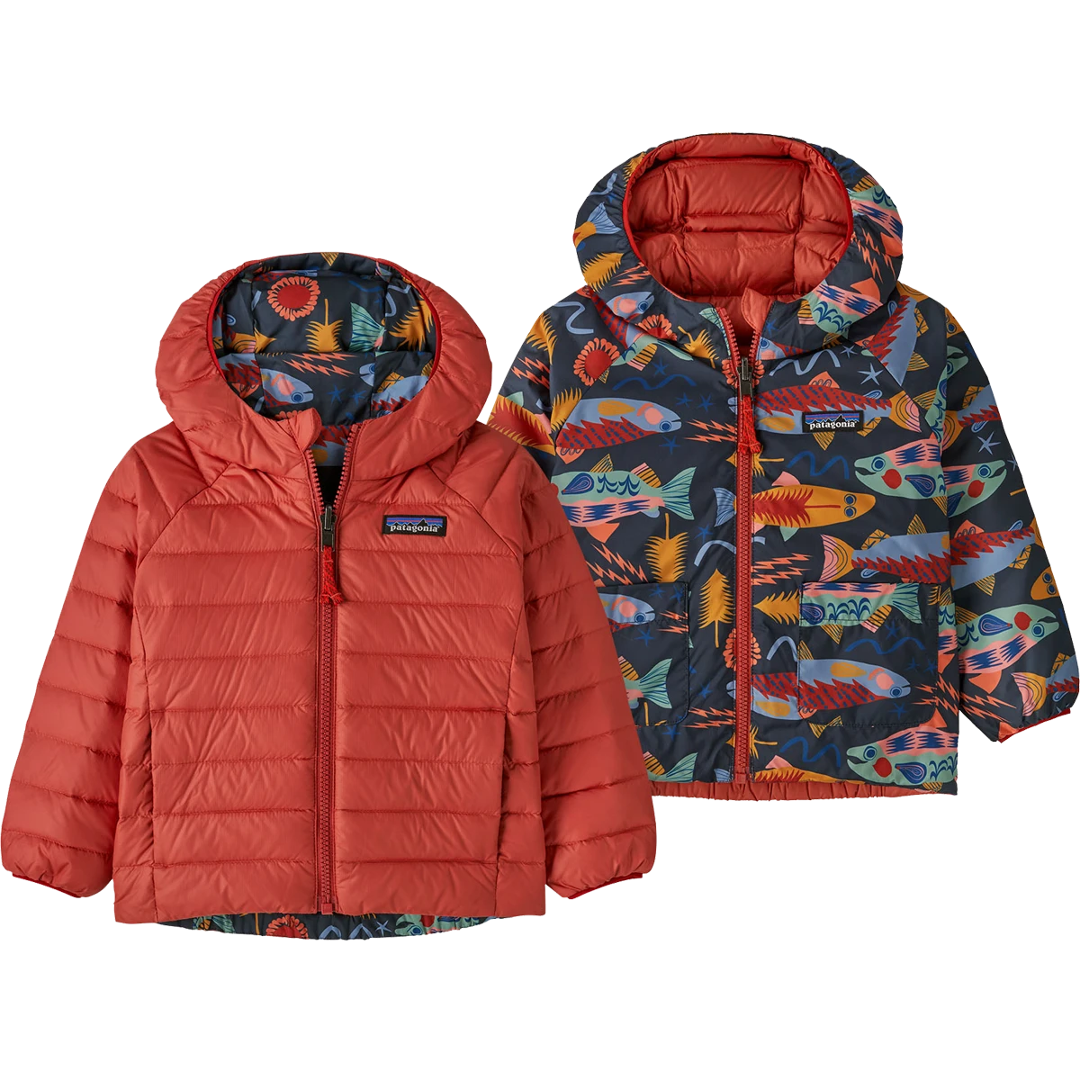 Patagonia Youth Baby Reversible Down Sweater Hoody 4 Patagonia Youth Baby Reversible Down Sweater Hoody - Image 2