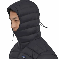 Patagonia Men's Down Sweater Hoody 14 Patagonia Men's Down Sweater Hoody -Ski Sports Shop 100246810 BLK 4
