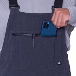 686 Men's Hot Lap Insulated Bib -Ski Sports Shop 100253551 BLKDENIM 6