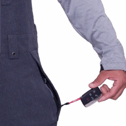 686 Men's Hot Lap Insulated Bib -Ski Sports Shop 100253551 BLKDENIM 8