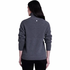 KUHL Women's Norda 1/4 Zip Sweater 13 KUHL Women's Norda 1/4 Zip Sweater -Ski Sports Shop 100265622 CHARCOAL 2