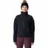 Mountain Hardwear Women's Powder Maven Fleece Full Zip Jacket 2 Mountain Hardwear Women's Powder Maven Fleece Full Zip Jacket -Ski Sports Shop 100269920.010.Black .4