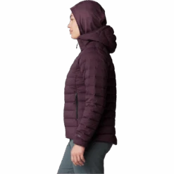 Mountain Hardwear Women's Deloro Down Full Zip Hoody -Ski Sports Shop 100269921.513.Blackberry.4