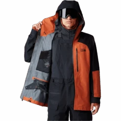 Mountain Hardwear Men's Boundary Ridge Gore-Tex Jacket 14 Mountain Hardwear Men's Boundary Ridge Gore-Tex Jacket -Ski Sports Shop 100269926.859.RawCarnelianBlack.6