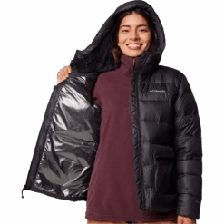 Columbia Women's Harmony Falls Hooded Down Jacket 14 Columbia Women's Harmony Falls Hooded Down Jacket -Ski Sports Shop 100272410.010.Black .7