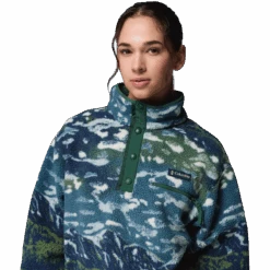 Columbia Women's Helvetia II Printed Crop 1/2 Snap Pullover 13 Columbia Women's Helvetia II Printed Crop 1/2 Snap Pullover -Ski Sports Shop 100272413.492.EverblueSisters.1