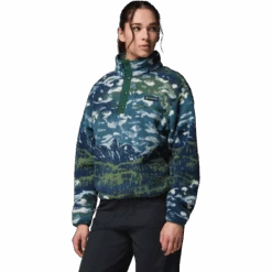 Columbia Women's Helvetia II Printed Crop 1/2 Snap Pullover 12 Columbia Women's Helvetia II Printed Crop 1/2 Snap Pullover -Ski Sports Shop 100272413.492.EverblueSisters.4