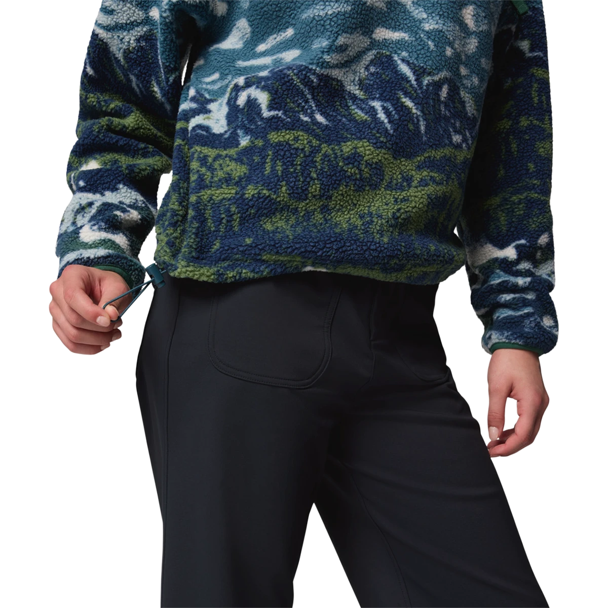 Columbia Women's Helvetia II Printed Crop 1/2 Snap Pullover 9 Columbia Women's Helvetia II Printed Crop 1/2 Snap Pullover - Image 7