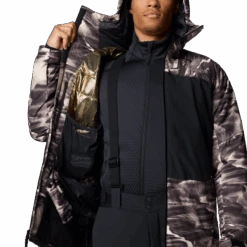 Columbia Men's Winter District III Printed Jacket -Ski Sports Shop 100272434 DRKSTNWINDPRT 2