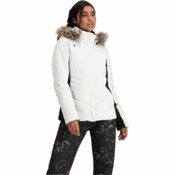 Obermeyer Women's Tuscany II Jacket -Ski Sports Shop 100278289.16010.White .3