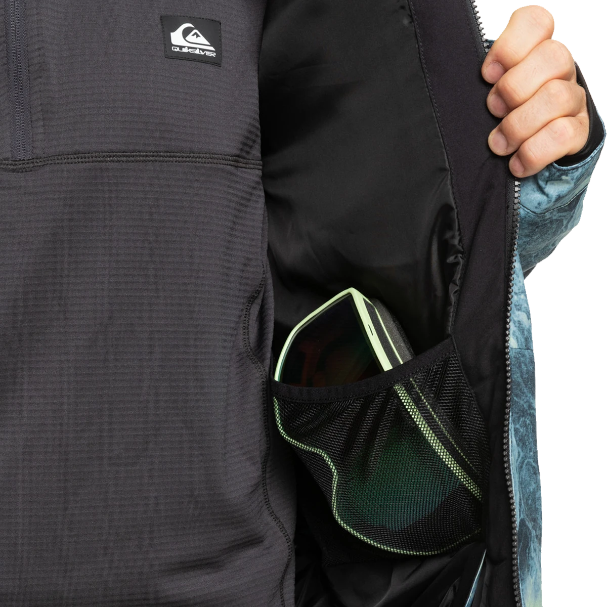 Quiksilver Men's Mission Print Insulated Jacket 10 Quiksilver Men's Mission Print Insulated Jacket - Image 8