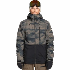 Quiksilver Men's Mission Printed Block Jacket