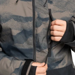 Quiksilver Men's Mission Printed Block Jacket 16 Quiksilver Men's Mission Printed Block Jacket -Ski Sports Shop 100278617 MSC 6