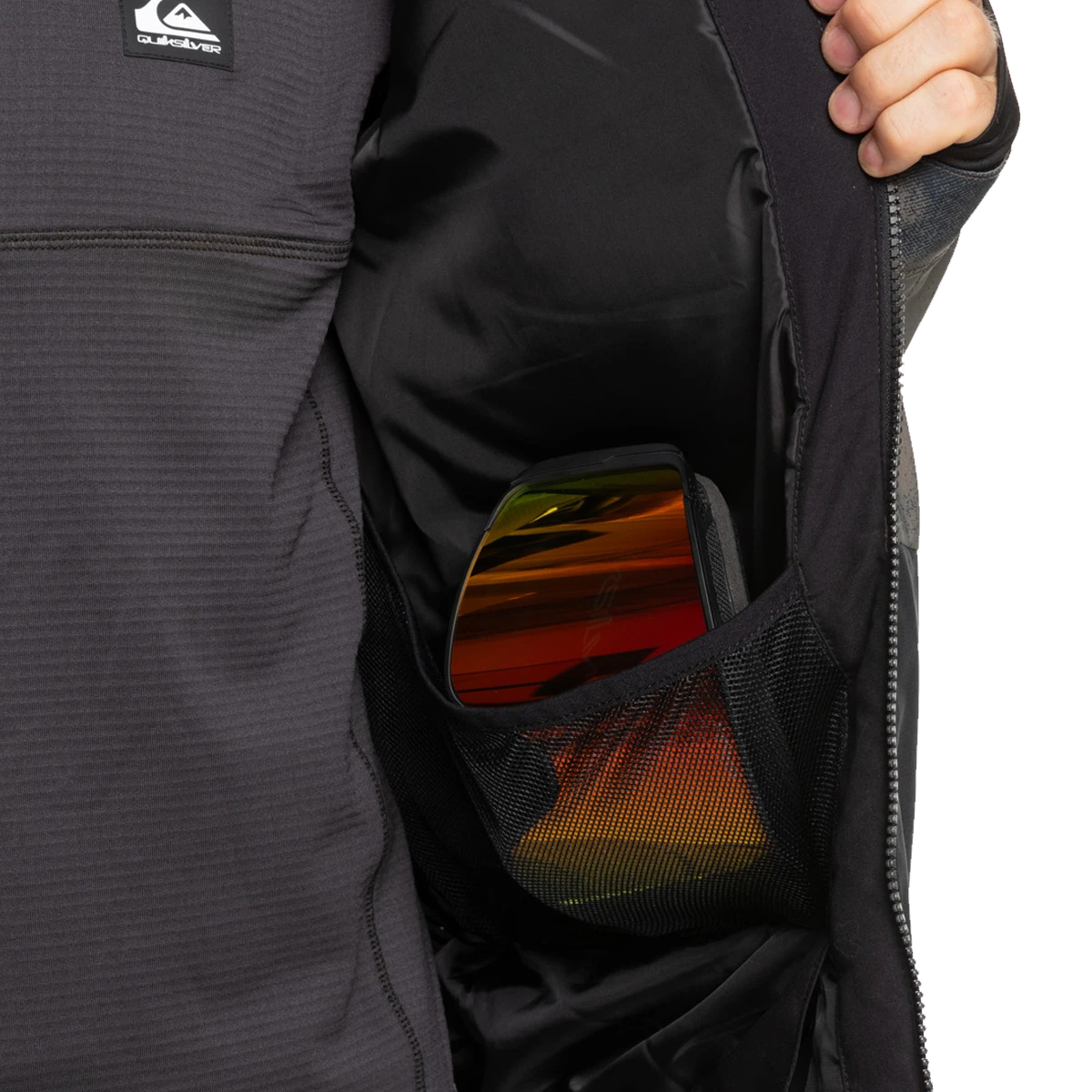 Quiksilver Men's Mission Printed Block Jacket 10 Quiksilver Men's Mission Printed Block Jacket - Image 8