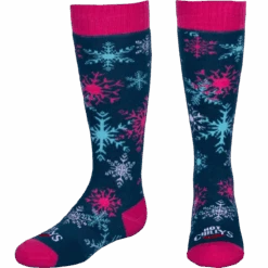 Youth Snowflake Mid Volume Sock