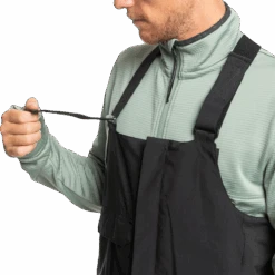 Quiksilver Men's Utility Bib Snow Pants 15 Quiksilver Men's Utility Bib Snow Pants -Ski Sports Shop 100285671 BLK 3