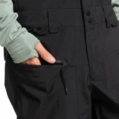 Quiksilver Men's Utility Bib Snow Pants 18 Quiksilver Men's Utility Bib Snow Pants -Ski Sports Shop 100285671 BLK 6