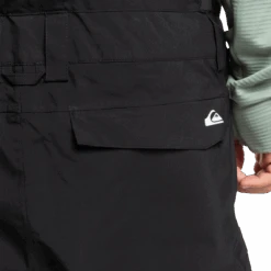 Quiksilver Men's Utility Bib Snow Pants 19 Quiksilver Men's Utility Bib Snow Pants -Ski Sports Shop 100285671 BLK 7