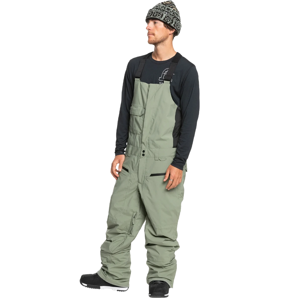 Quiksilver Men's Utility Bib Snow Pants 4 Quiksilver Men's Utility Bib Snow Pants - Image 2