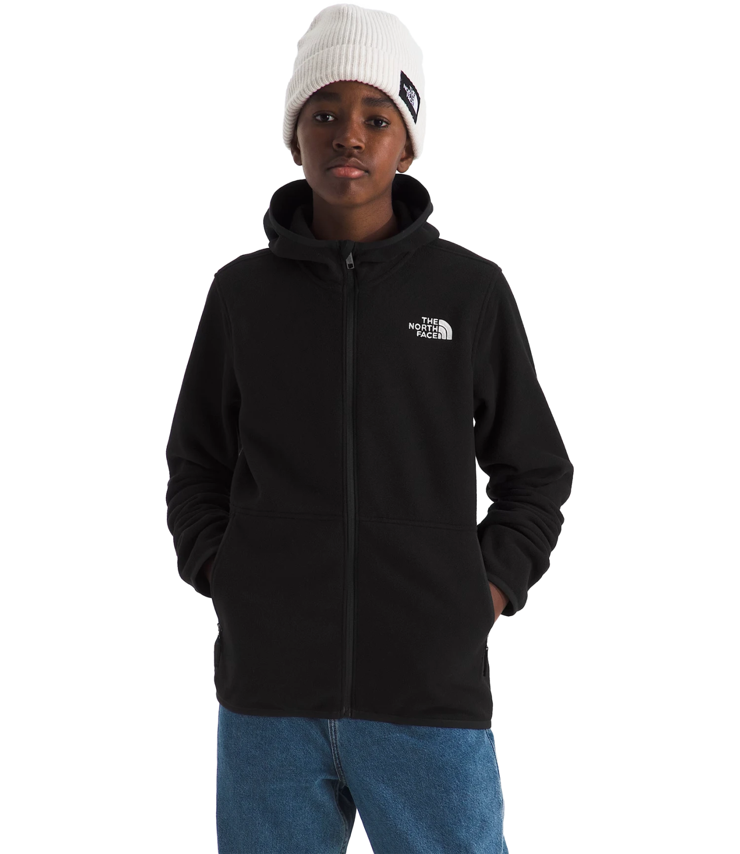 The North Face Youth Glacier Full Zip Hoodie 6 The North Face Youth Glacier Full Zip Hoodie - Image 4