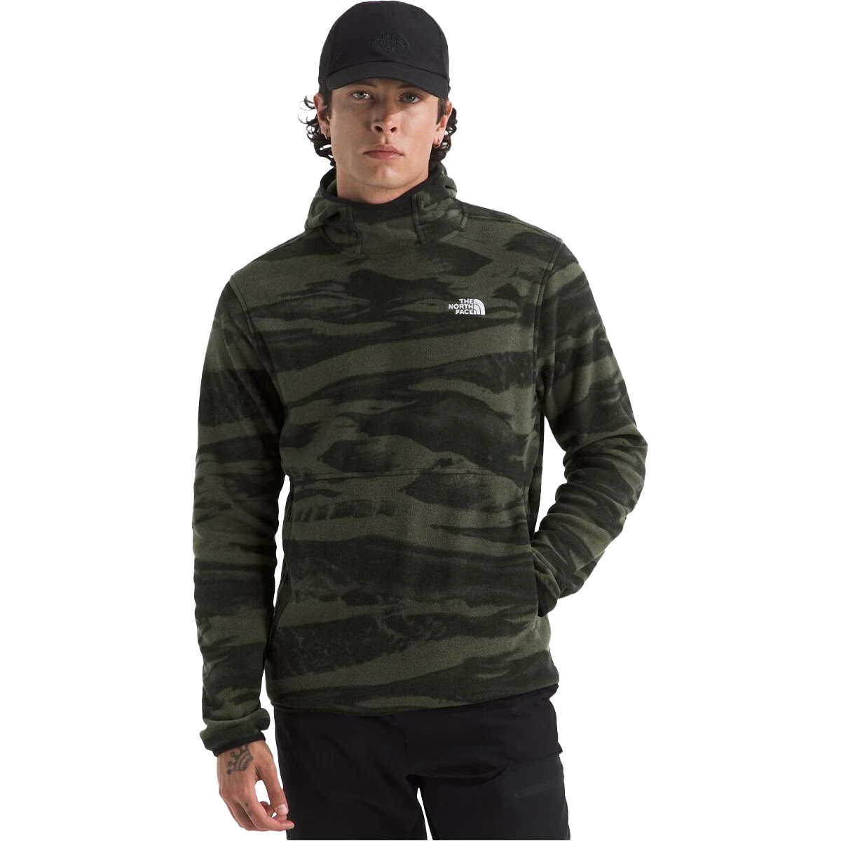 The North Face Men's Glacier Fleece Pullover Hoodie 4 The North Face Men's Glacier Fleece Pullover Hoodie - Image 2