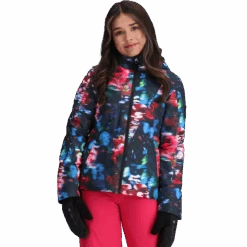 Obermeyer Youth Rylee Print Jacket 9 Obermeyer Youth Rylee Print Jacket -Ski Sports Shop 100285849 BLMC 2