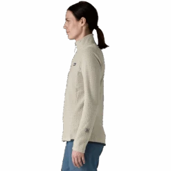 Patagonia Women's R1 Air Zip-Neck -Ski Sports Shop 100286046xWOOLWHITEx3