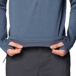 Mountain Hardwear Men's Glacial Trail Half Zip 11 Mountain Hardwear Men's Glacial Trail Half Zip -Ski Sports Shop 100293275 MBLU 5