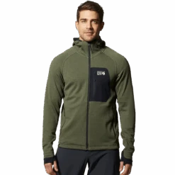 Mountain Hardwear Men's Polartec Power Grid Full Zip Hoody