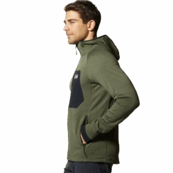 Mountain Hardwear Men's Polartec Power Grid Full Zip Hoody 10 Mountain Hardwear Men's Polartec Power Grid Full Zip Hoody -Ski Sports Shop 100293278 SGRN 3