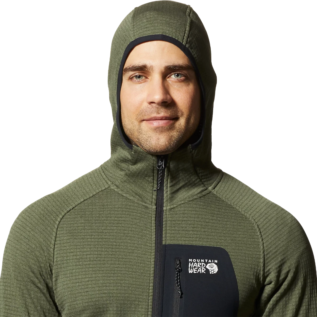 Mountain Hardwear Men's Polartec Power Grid Full Zip Hoody 6 Mountain Hardwear Men's Polartec Power Grid Full Zip Hoody - Image 4