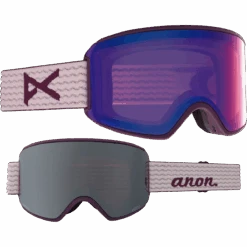 Anon Women's M3 + Bonus Lens + MFI Face Mask -Ski Sports Shop 22265100500 comp