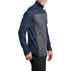 KUHL Men's Ryzer Sweater 16 KUHL Men's Ryzer Sweater -Ski Sports Shop 3112 ryzer ls midnight side
