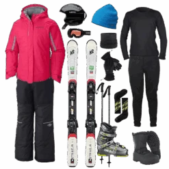 Columbia The Works Package W/ Bibs - Girl's Ski