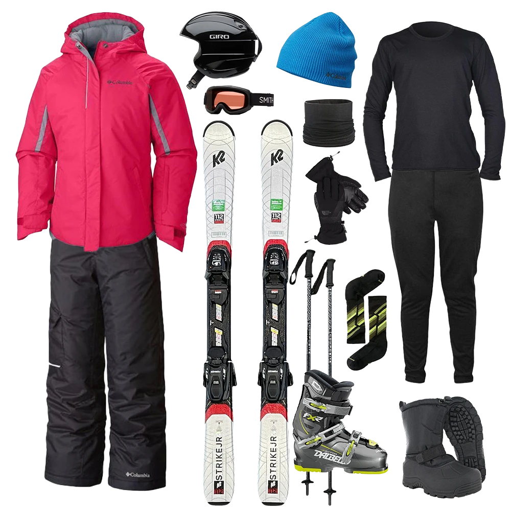 Columbia The Works Package W/ Pants - Girl's Ski 3 Columbia The Works Package W/ Pants - Girl's Ski